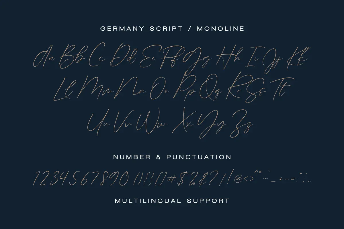 Germany Signature Script Font | ::Tutoriais Photoshop::