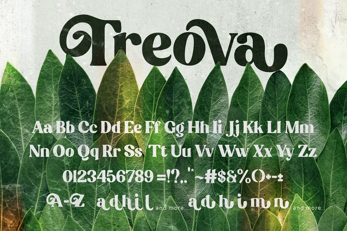 Treova Stylish Serif Font | ::Tutoriais Photoshop::