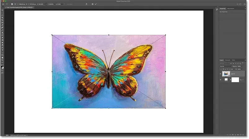 Como usar a Transformação Livre no Photoshop | ::Tutoriais Photoshop::