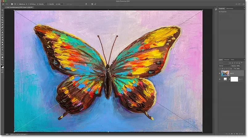 Como usar a Transformação Livre no Photoshop | ::Tutoriais Photoshop::
