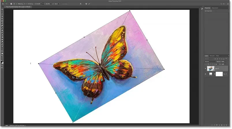 Como usar a Transformação Livre no Photoshop | ::Tutoriais Photoshop::