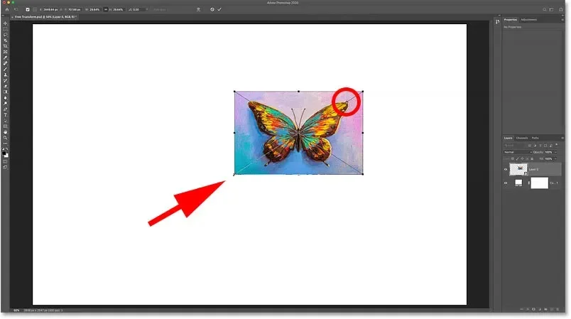 Como usar a Transformação Livre no Photoshop | ::Tutoriais Photoshop::