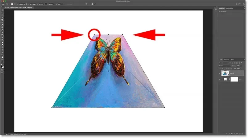 Como usar a Transformação Livre no Photoshop | ::Tutoriais Photoshop::