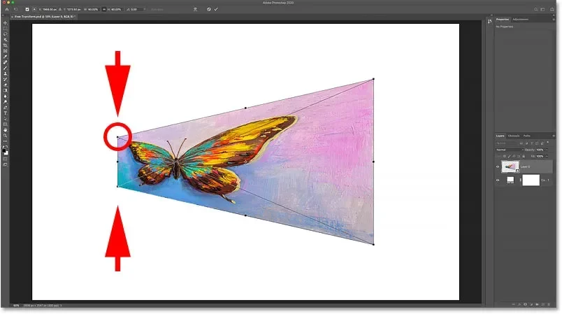 Como usar a Transformação Livre no Photoshop | ::Tutoriais Photoshop::