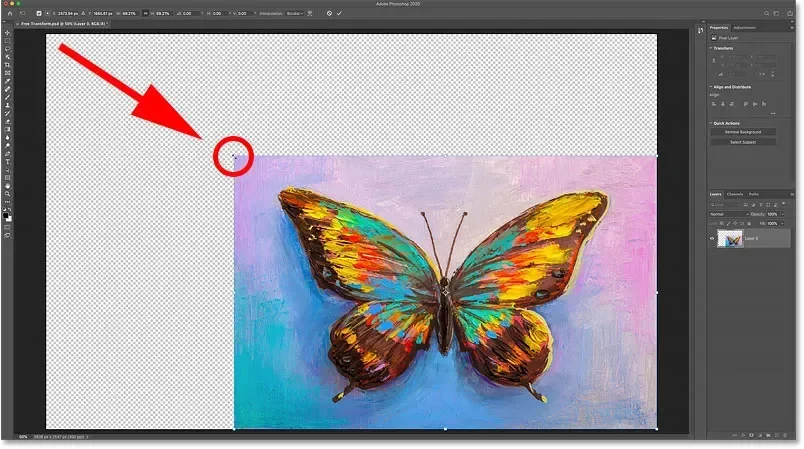 Como usar a Transformação Livre no Photoshop | ::Tutoriais Photoshop::