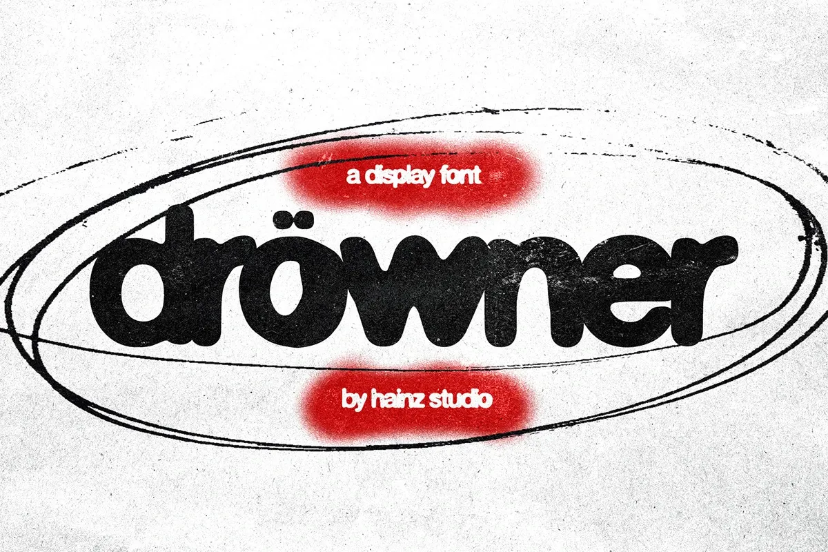 DROWNER - Display Font - Fonte Gratuita | Tutoriais Photoshop DROWNER - Display Font - Fonte Gratuita | Tutoriais Photoshop