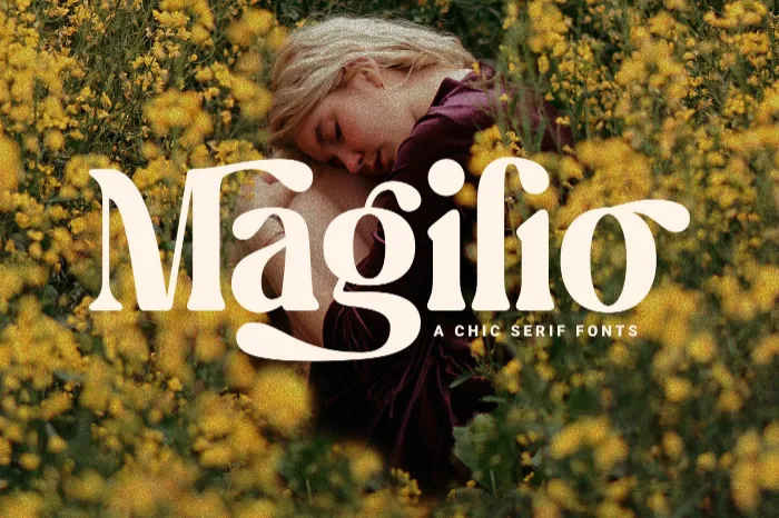 Magilio - A Chic Serif Fonts - Fonte Gratuita | Tutoriais Photoshop Magilio - A Chic Serif Fonts - Fonte Gratuita | Tutoriais Photoshop
