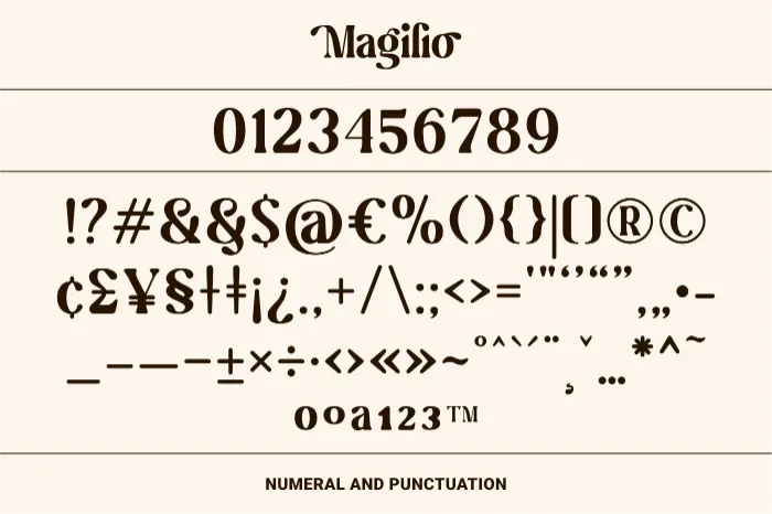 Magilio - A Chic Serif Fonts - Fonte Gratuita | Tutoriais Photoshop Magilio - A Chic Serif Fonts - Fonte Gratuita | Tutoriais Photoshop