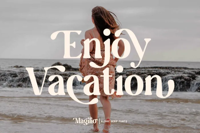 Magilio - A Chic Serif Fonts - Fonte Gratuita | Tutoriais Photoshop Magilio - A Chic Serif Fonts - Fonte Gratuita | Tutoriais Photoshop