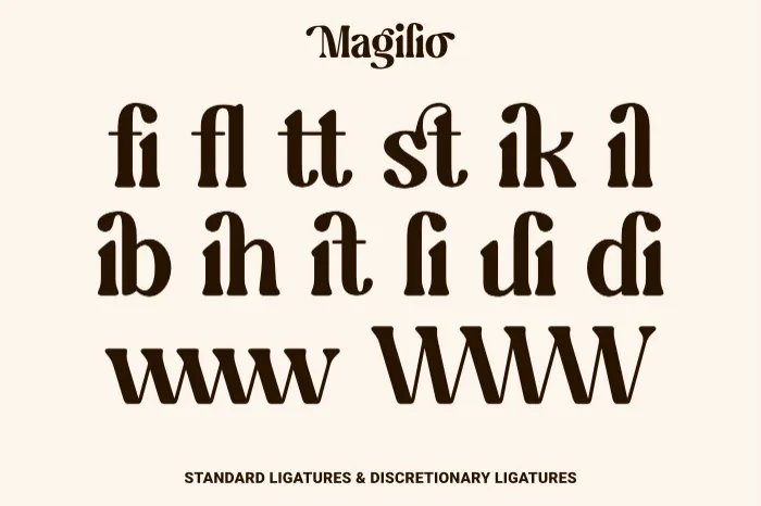 Magilio - A Chic Serif Fonts - Fonte Gratuita | Tutoriais Photoshop Magilio - A Chic Serif Fonts - Fonte Gratuita | Tutoriais Photoshop