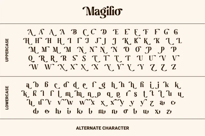 Magilio - A Chic Serif Fonts - Fonte Gratuita | Tutoriais Photoshop Magilio - A Chic Serif Fonts - Fonte Gratuita | Tutoriais Photoshop