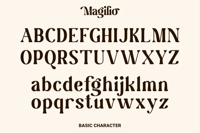 Magilio - A Chic Serif Fonts - Fonte Gratuita | Tutoriais Photoshop Magilio - A Chic Serif Fonts - Fonte Gratuita | Tutoriais Photoshop