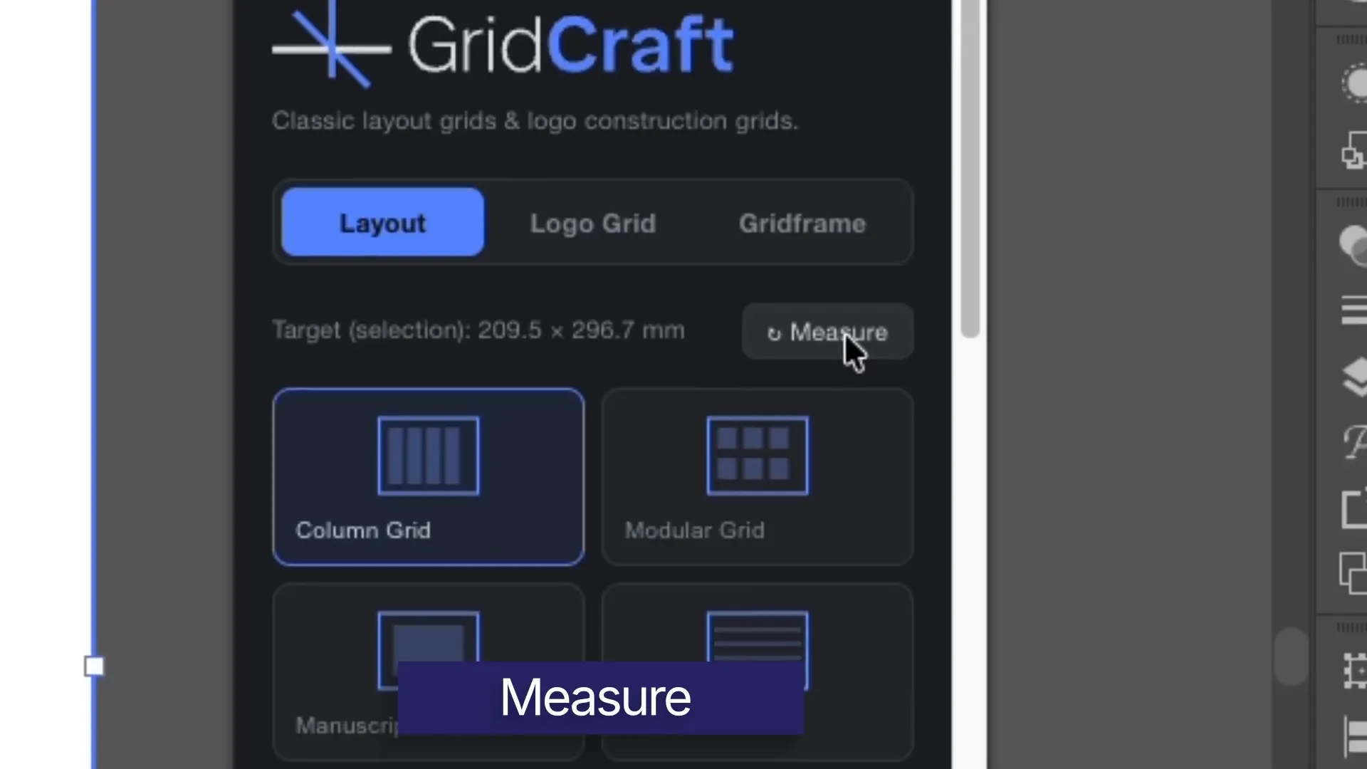 Gridcraft: O Plugin Gratuito com 17 Sistemas de Grid para Illustrator e Photoshop | Tutoriais Photoshop