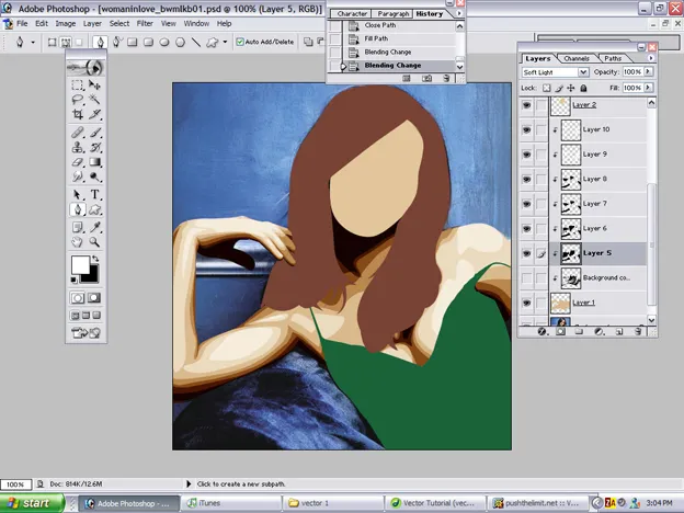 Vetorizando sua foto (Falso Vetor) | Tutoriais Photoshop