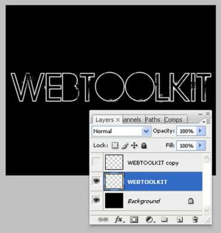 Efeito multicolorido com distorção para palavras | Tutoriais Photoshop