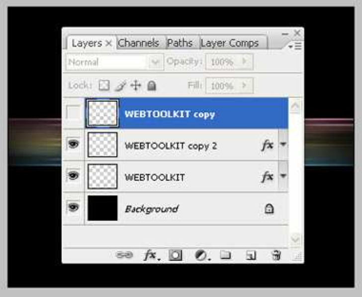 Efeito multicolorido com distorção para palavras | Tutoriais Photoshop