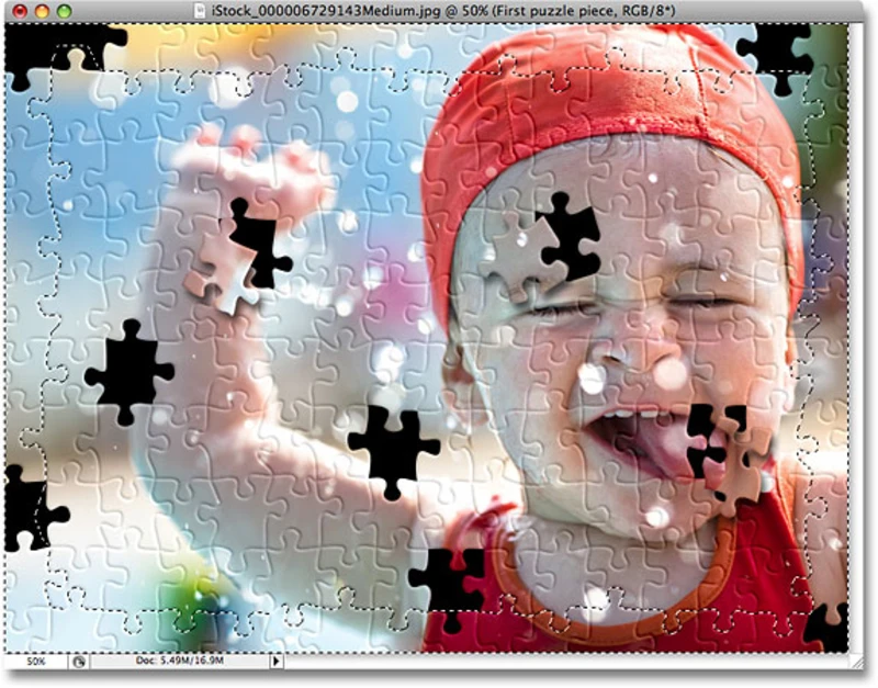 Tutorial: Criando um quebra-cabeças a partir de uma foto comum | Tutoriais Photoshop