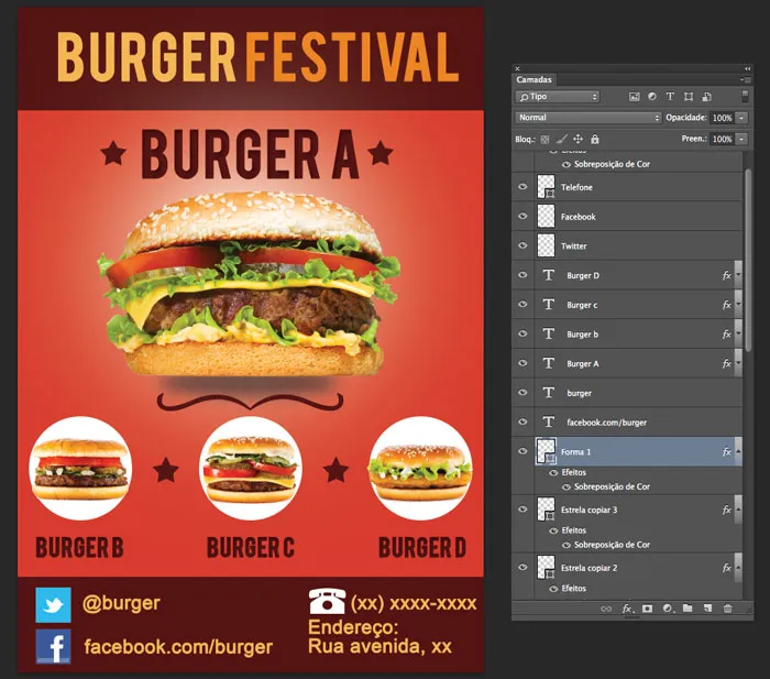 Criando um panfleto no Photoshop | Tutoriais Photoshop Criando um panfleto no Photoshop | Tutoriais Photoshop