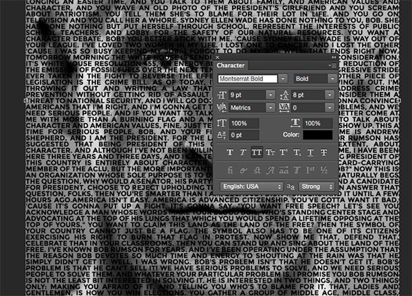 Como criar uma foto composta por texto no Photoshop | Tutoriais Photoshop