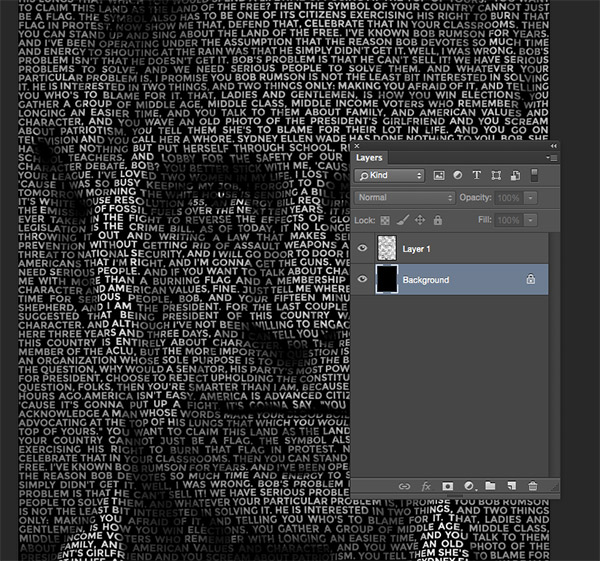 Como criar uma foto composta por texto no Photoshop | Tutoriais Photoshop