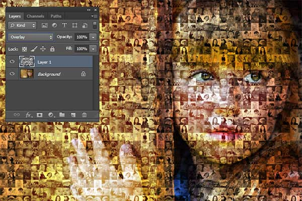 Criando uma foto composta de um mosaico de fotos | Tutoriais Photoshop