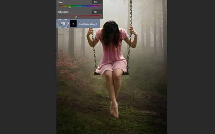 Montagem no Photoshop: Garota na floresta - Tutoriais Photoshop