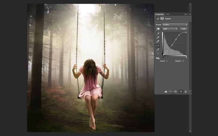 Montagem no Photoshop: Garota na floresta - Tutoriais Photoshop
