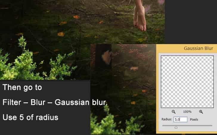 Montagem no Photoshop: Garota na floresta - Tutoriais Photoshop