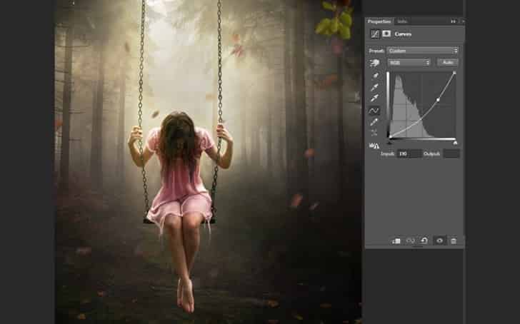 Montagem no Photoshop: Garota na floresta - Tutoriais Photoshop