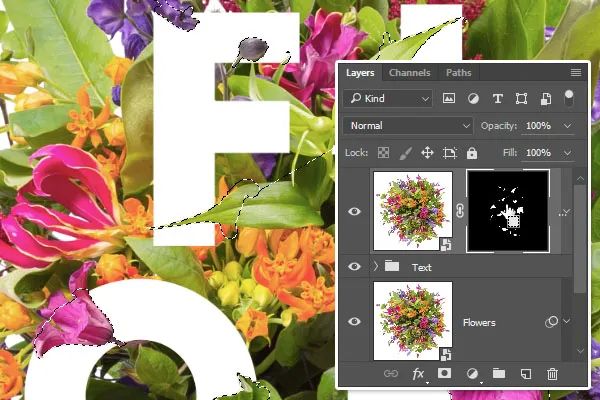Composição Floral Tipográfica | Tutoriais Photoshop
