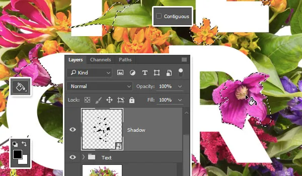 Composição Floral Tipográfica | Tutoriais Photoshop