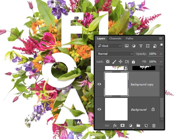 Composição Floral Tipográfica | Tutoriais Photoshop