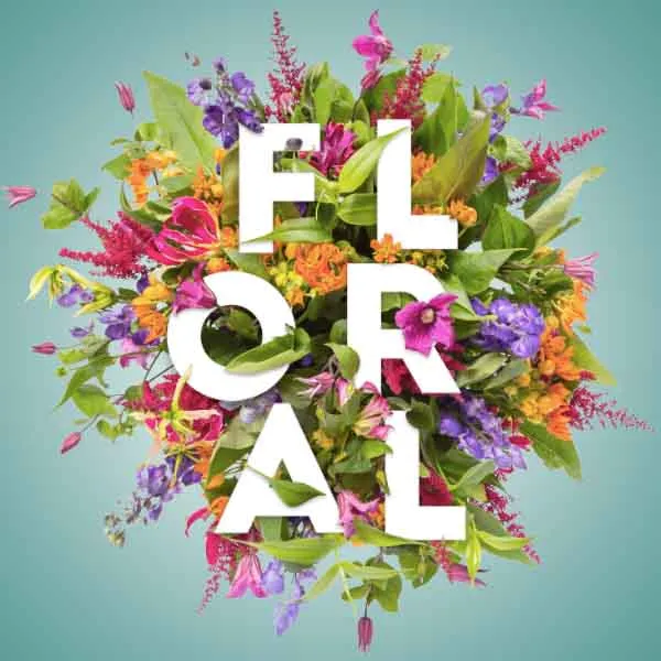 Composição Floral Tipográfica | Tutoriais Photoshop