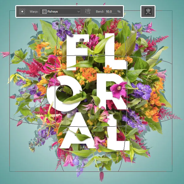Composição Floral Tipográfica | Tutoriais Photoshop