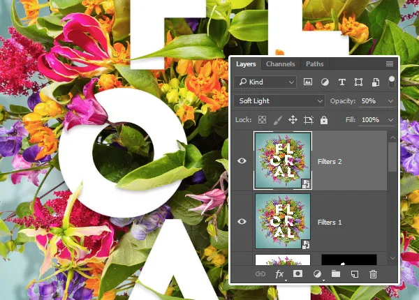Composição Floral Tipográfica | Tutoriais Photoshop