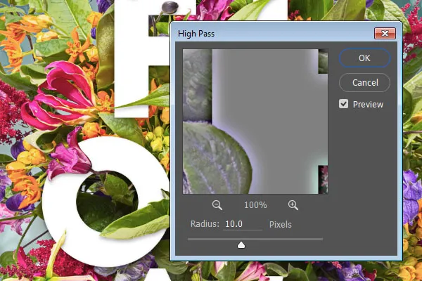 Composição Floral Tipográfica | Tutoriais Photoshop