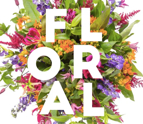 Composição Floral Tipográfica | Tutoriais Photoshop