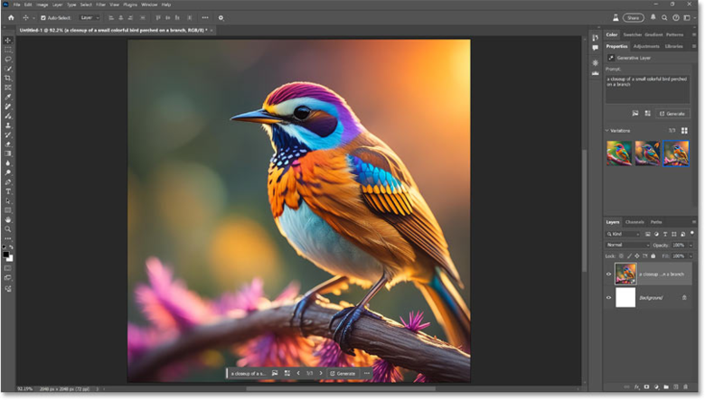 Como gerar imagens de IA no Photoshop usando o Adobe Firefly | Tutoriais Photoshop