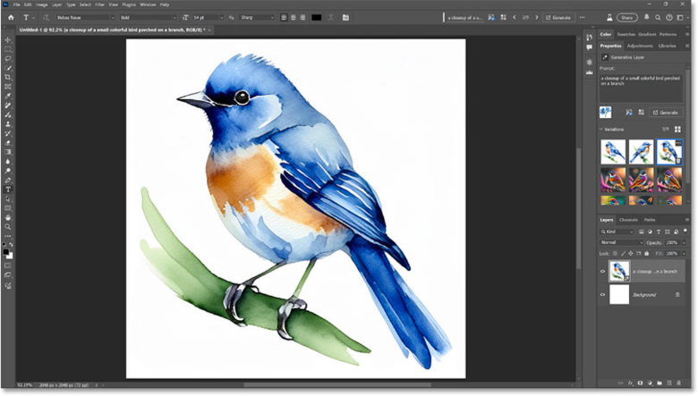 Como gerar imagens de IA no Photoshop usando o Adobe Firefly | Tutoriais Photoshop