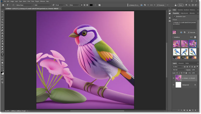 Como gerar imagens de IA no Photoshop usando o Adobe Firefly | Tutoriais Photoshop