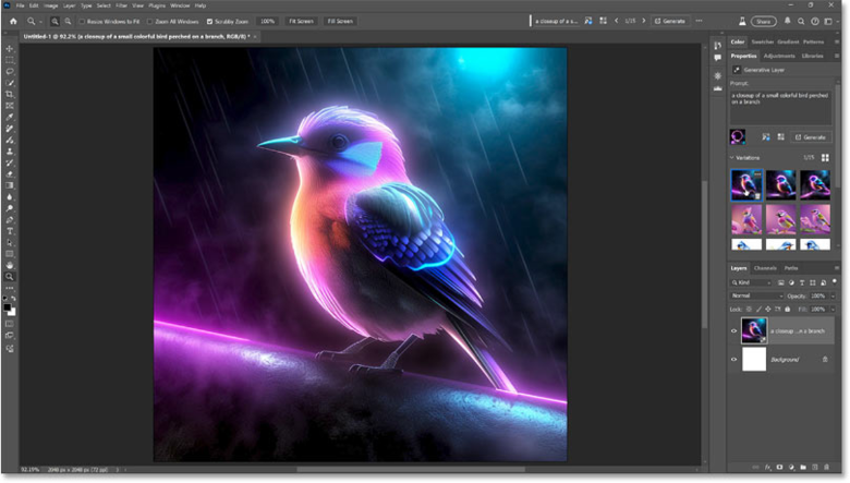 Como gerar imagens de IA no Photoshop usando o Adobe Firefly | Tutoriais Photoshop