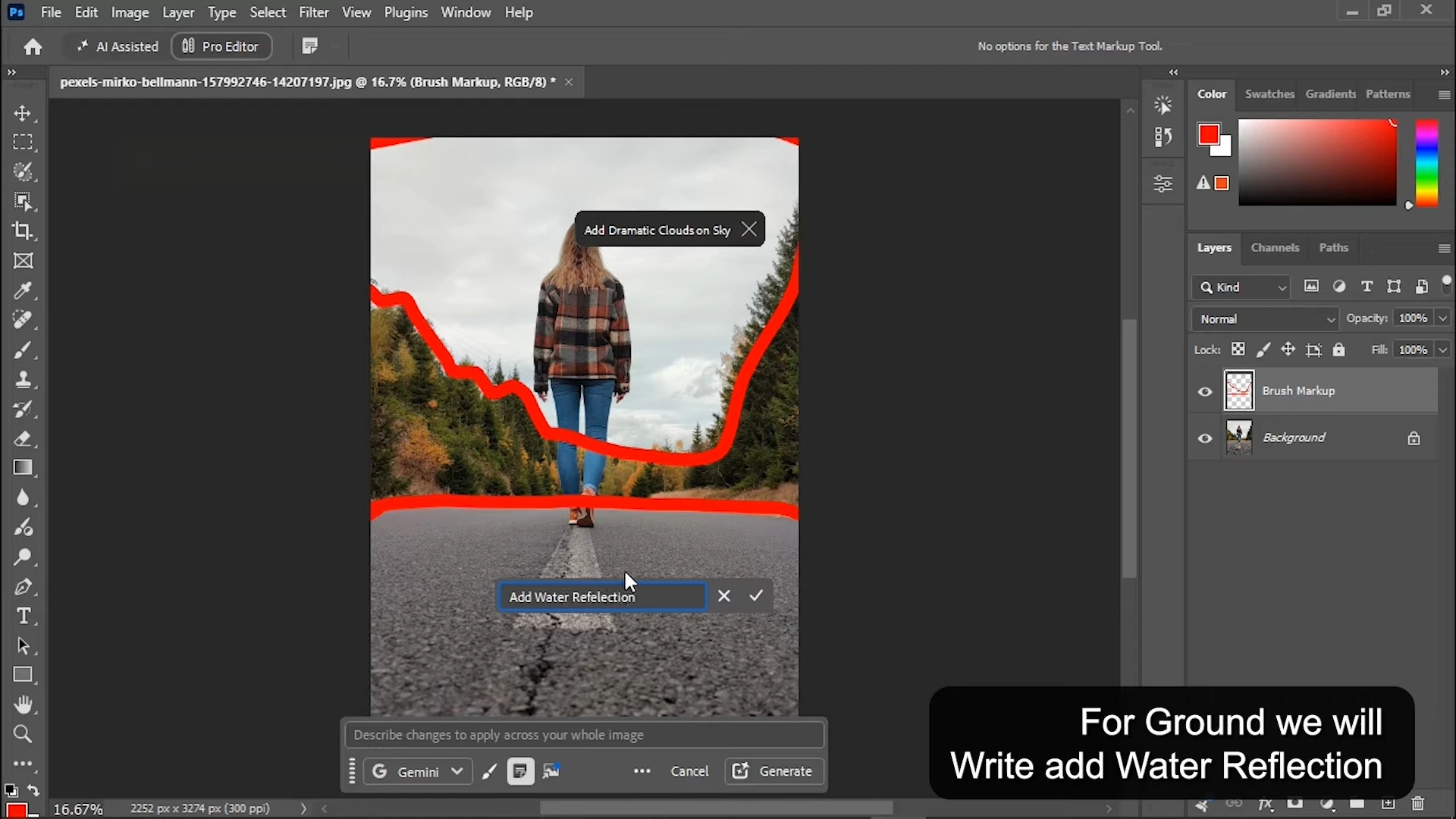 Novo Recurso de Markup do Photoshop Transforma Rabiscos em Comandos para IA | Tutoriais Photoshop